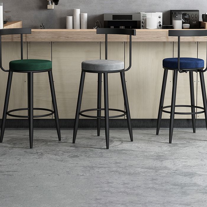 Industrial Style Bar-stool Metal Counter Bar Stool for Restaurant