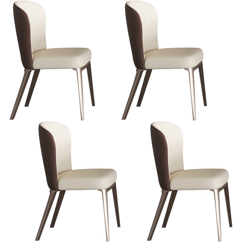 Luxury 1/4/5/7 Pieces Dining Set Sintered Stone Dining Table with Leather Chairs