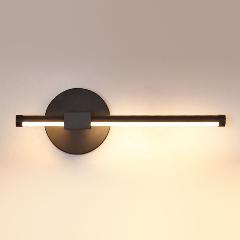 Strip Shape Wall Lighting Modern Style Metal 1 Lights Sconce Lamp for Living Room