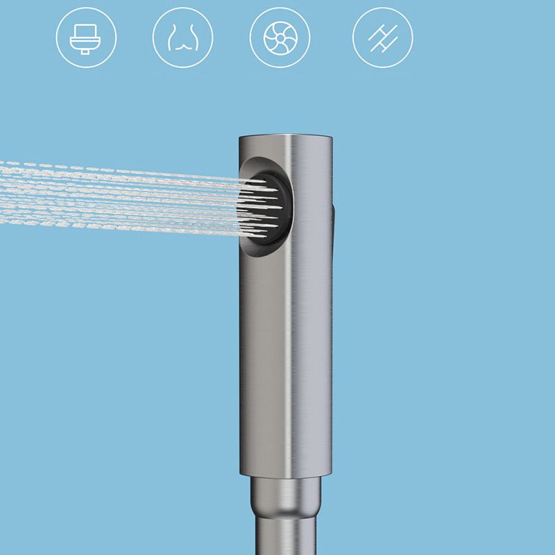 Modern Shower Set Handheld Shower Head Slide Bar Wall Mounted Shower System