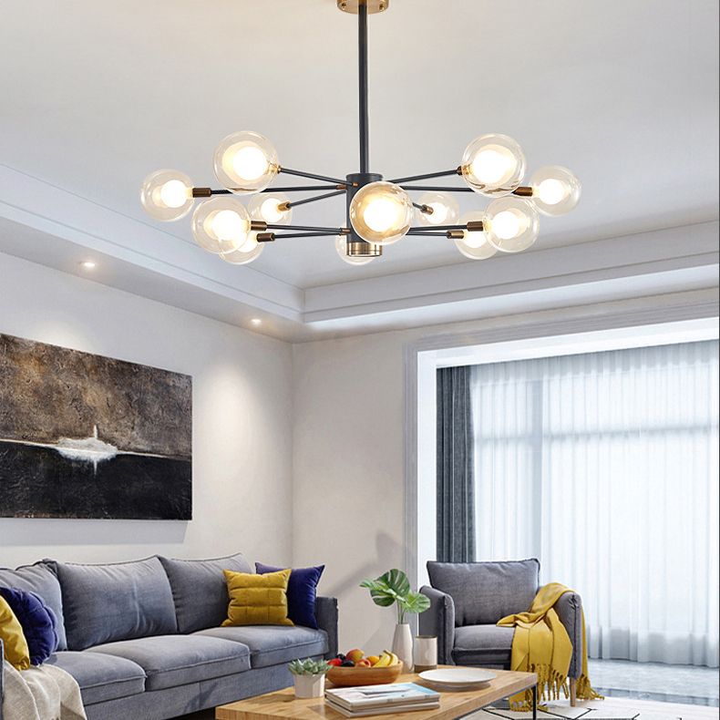 Semplicità postmoderna Simplicity Starburst Apparecchiatura di illuminazione sospesa in vetro Fissature di illuminazione a sospensione per il ristorante