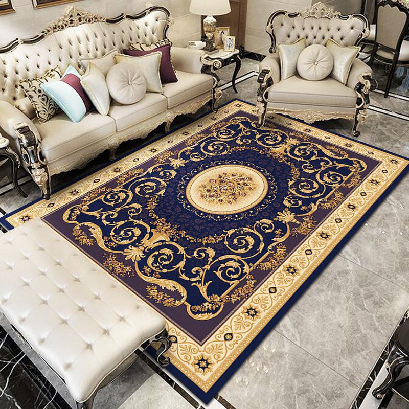 Fancy Victoria Rug Alfombra floral multicolor antideslizante lavable alfombra apta para mascotas para sala de estar