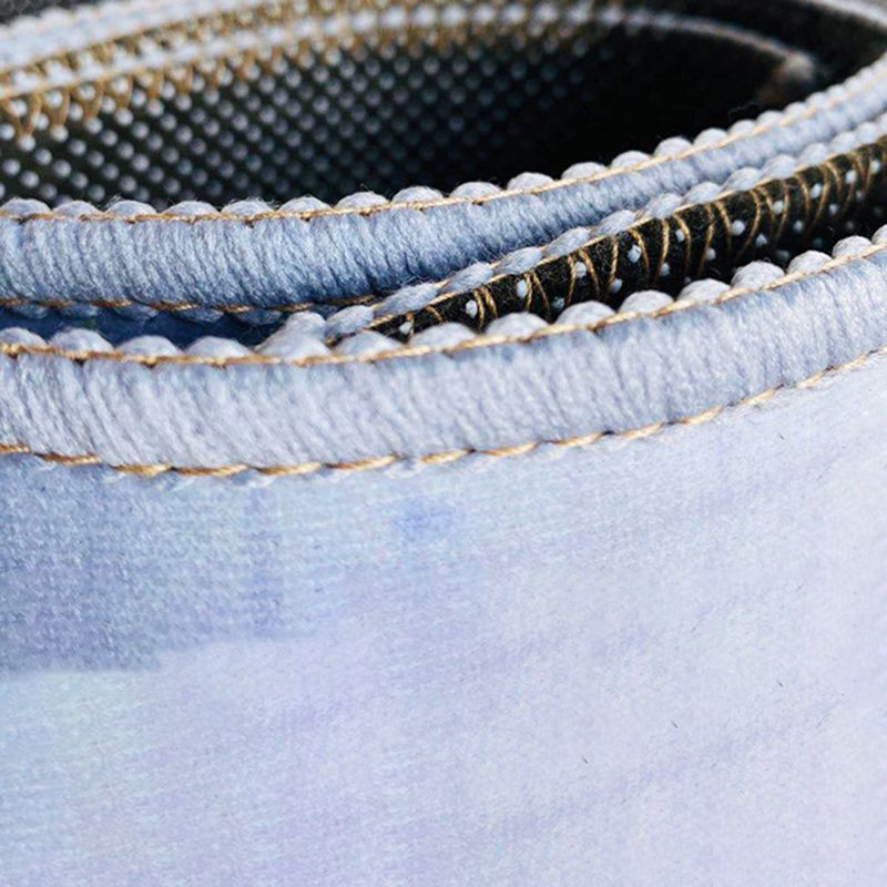 Light Pink Modern Rug Polyester Color Piece Rug Stain Resistant Rug for Drawing Room