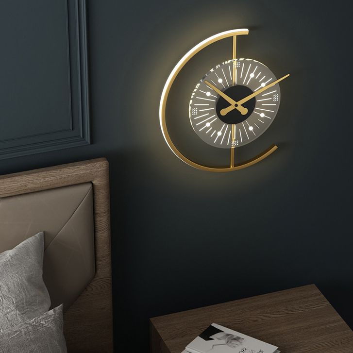 Lampada da parete Postmodern LED Postmodern LED Postmodern a muro di superficie geometrica nera e oro