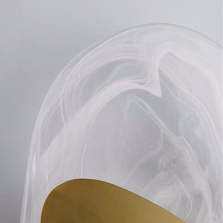 Modern Creative LED Wall Light Geometric Glass Wall Lamp for Interior Spaces