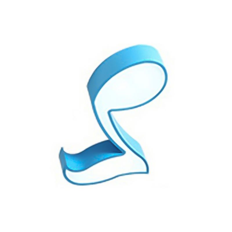 Metal Note Forme Hanging Lights Modern Style 1 Light suspendu Mount Symiss pour chambre à coucher