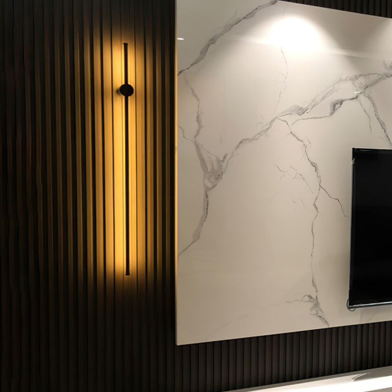 Simplicity Flush Mount Wall Sconce LED Wall Light Fixture for Living Room Bedroom