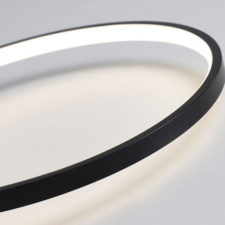 Circle Ceiling Light Fixture Modern Style LED Metal Ceiling Mounted Light