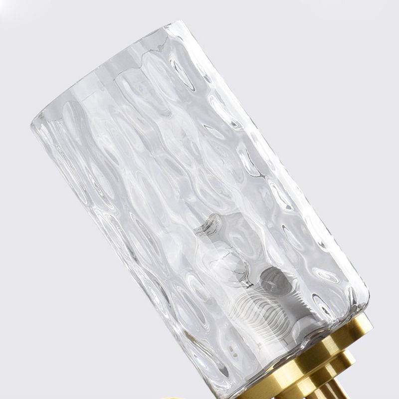 Lámpara de pared única de modernismo, diseño de antorcha con acabado de latón para el pasillo