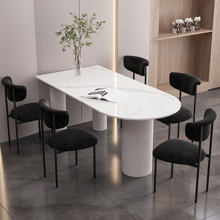 Silla auxiliar de terciopelo para el hogar moderno, silla de comedor con respaldo abierto y acabado mate