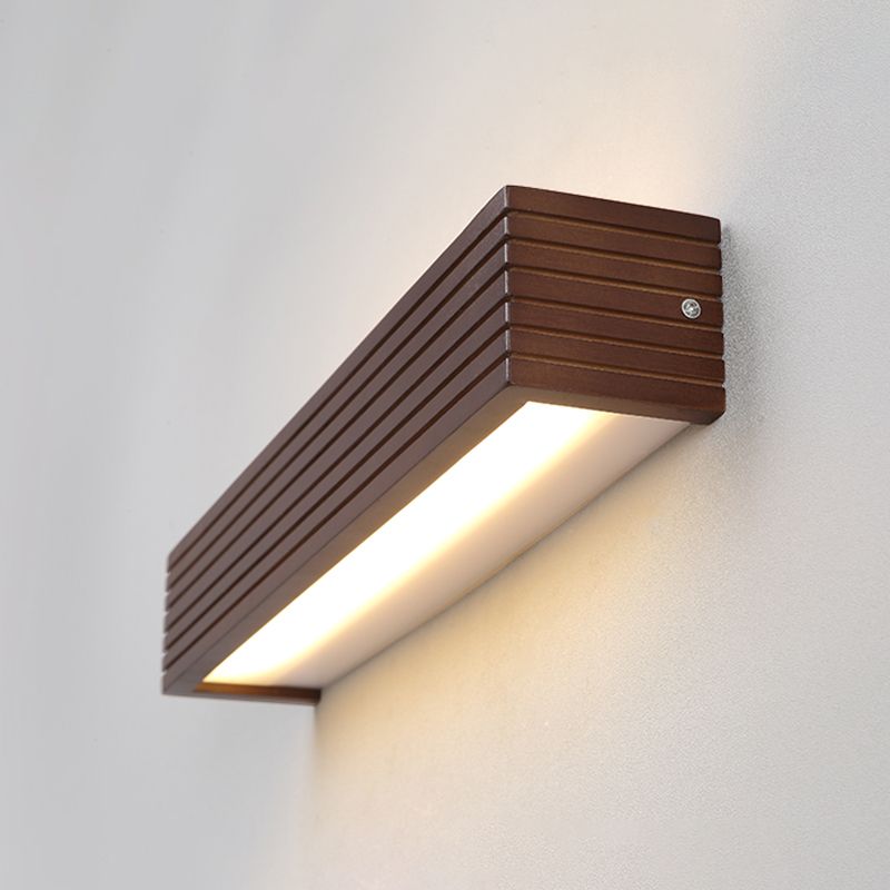 Lampade per vanità per vanità in legno di gomma in stile nordico Lampade per vanità per camera da letto