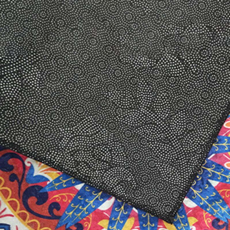 Vintage Teppich Polyester Grafik Teppich Färbung widerstandsfähiger Teppich für Wohnkultur