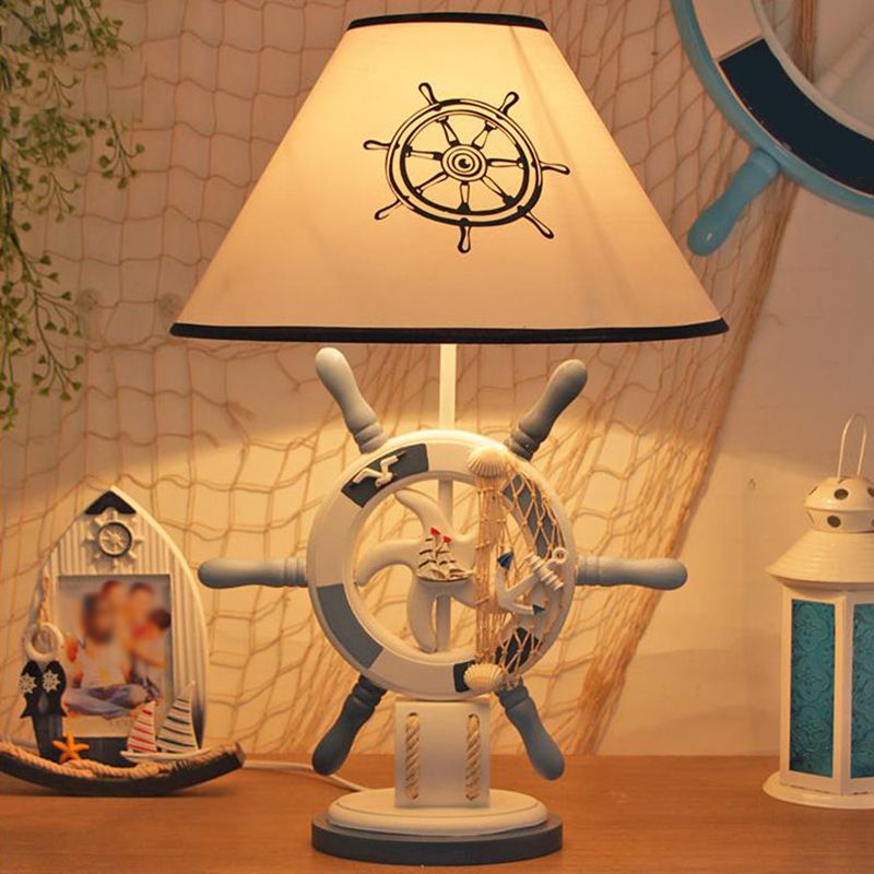 Kinderstijl roertafel lamp hout 1 kop nachtlampje in het bed in roze/blauw/groen met dimmer schakelaar/stroomschakelaar