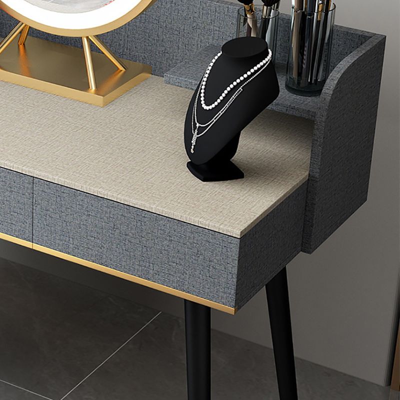 15.74" Wide Make-up Vanity with Drawer Modern Style Wooden Makeup Table