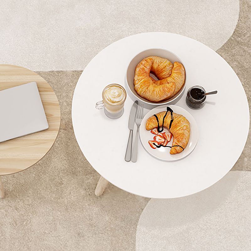 3/4 Legs Base Design Wood-based Craft/white Square/round Coffee Table