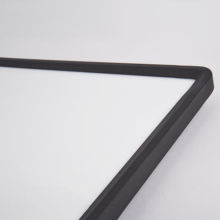 Lámparas de techo LED negras con montaje empotrado y simplicidad moderna para sala de estar