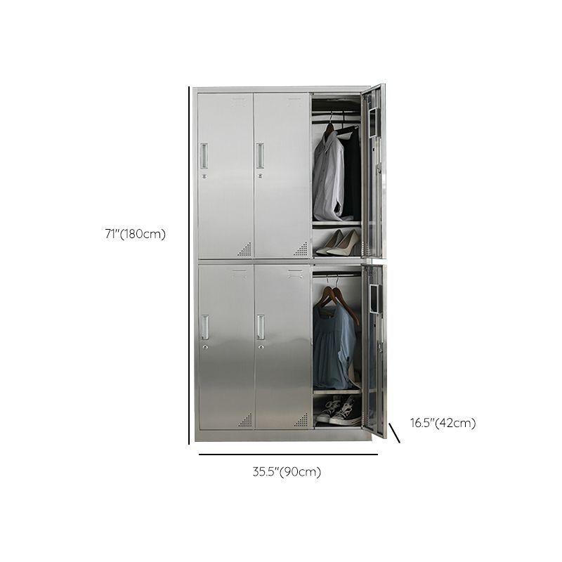 Metal Cabinet for Bathroom Contemporary Storage Cabinet with Hinged Door
