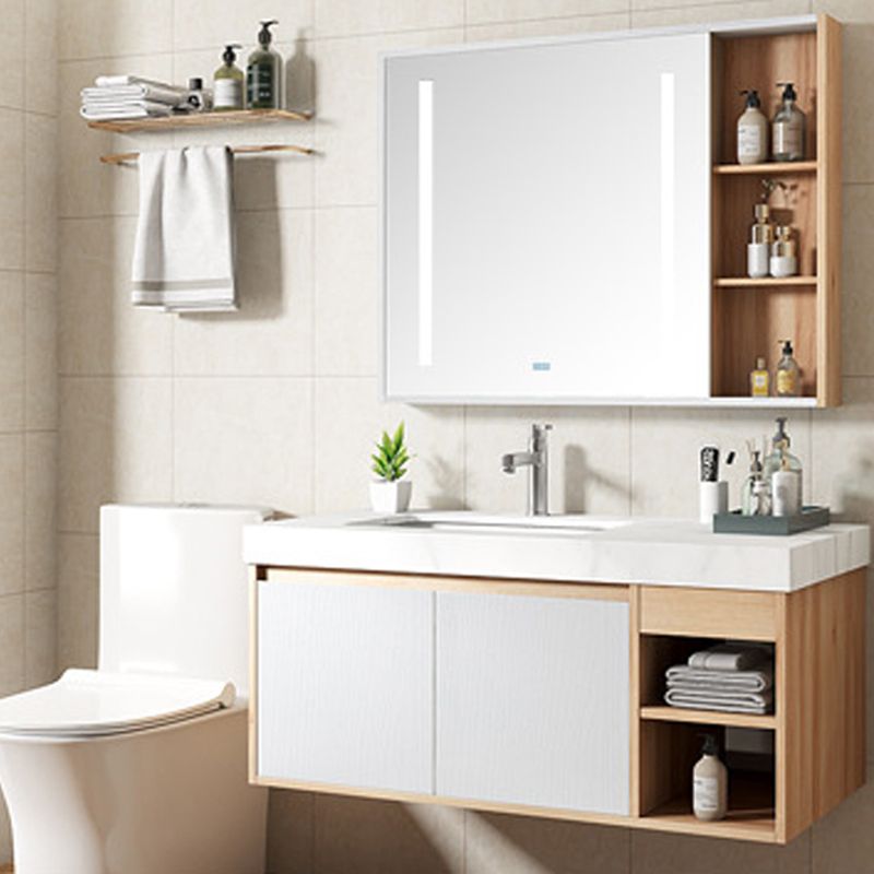 Contemporary Sink Cabinet Mirror Cabinet Bathroom Space Saver Vanity