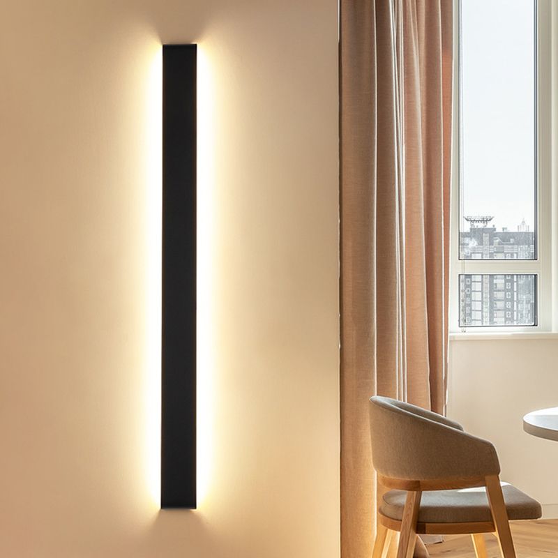 Moderne lineare Wandhalterung beleuchtet Acrylwandmontagebeleuchtung für Schlafzimmer