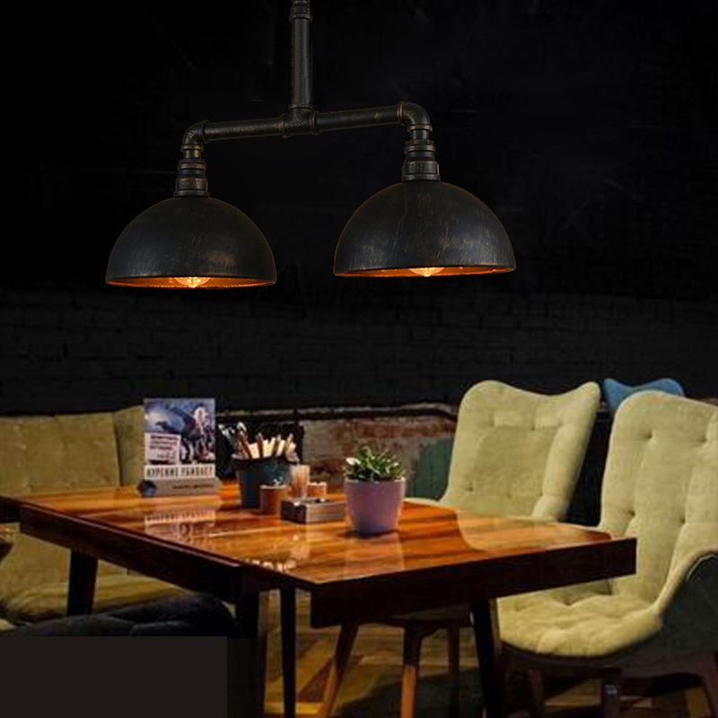 Isola industriale Isola Retrò a tubo sfondato Light Light Interior Bar Luce hotel