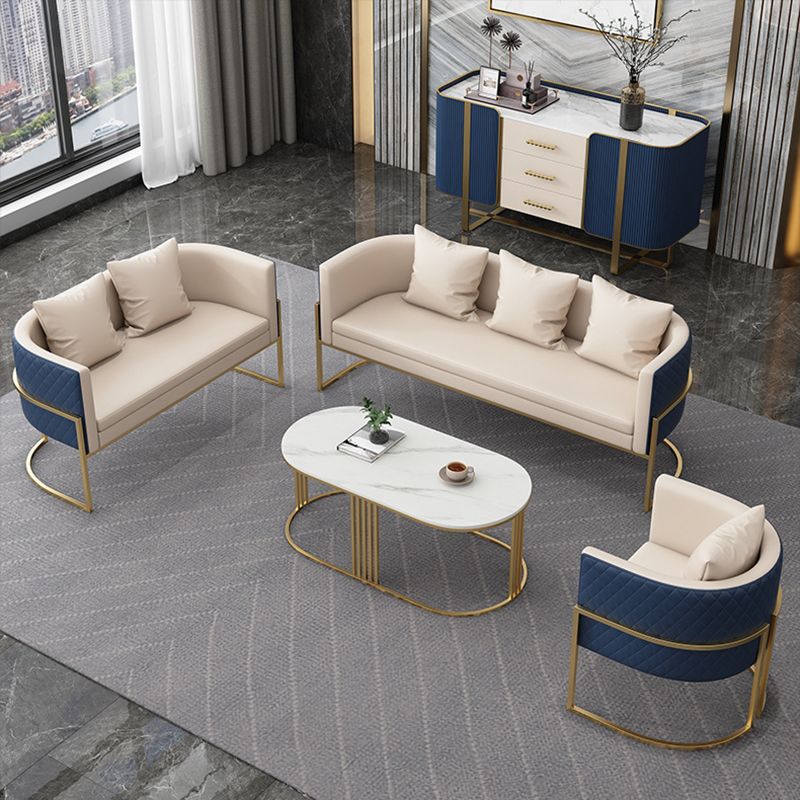 Glam Gold Steel Dining Set 1/5 Pieces Indoor Dining Furniture