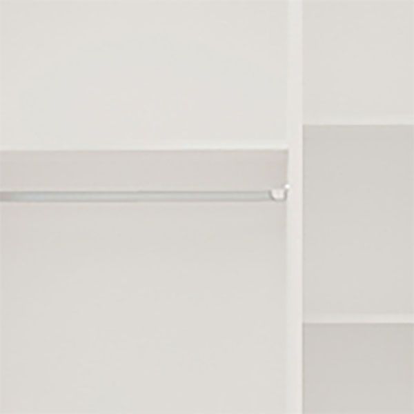 Contemporary Style Wardrobe Armoire Wood Combination Armoire for Bedroom