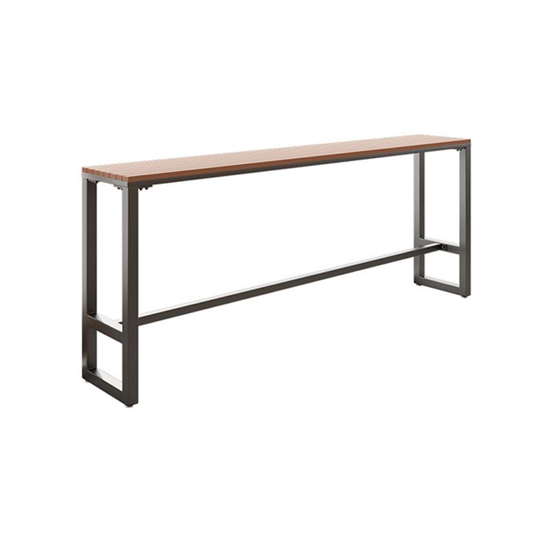 Industrial Pub Set with Fixed Table 1/5 Pieces Rectangle Bar Table Set