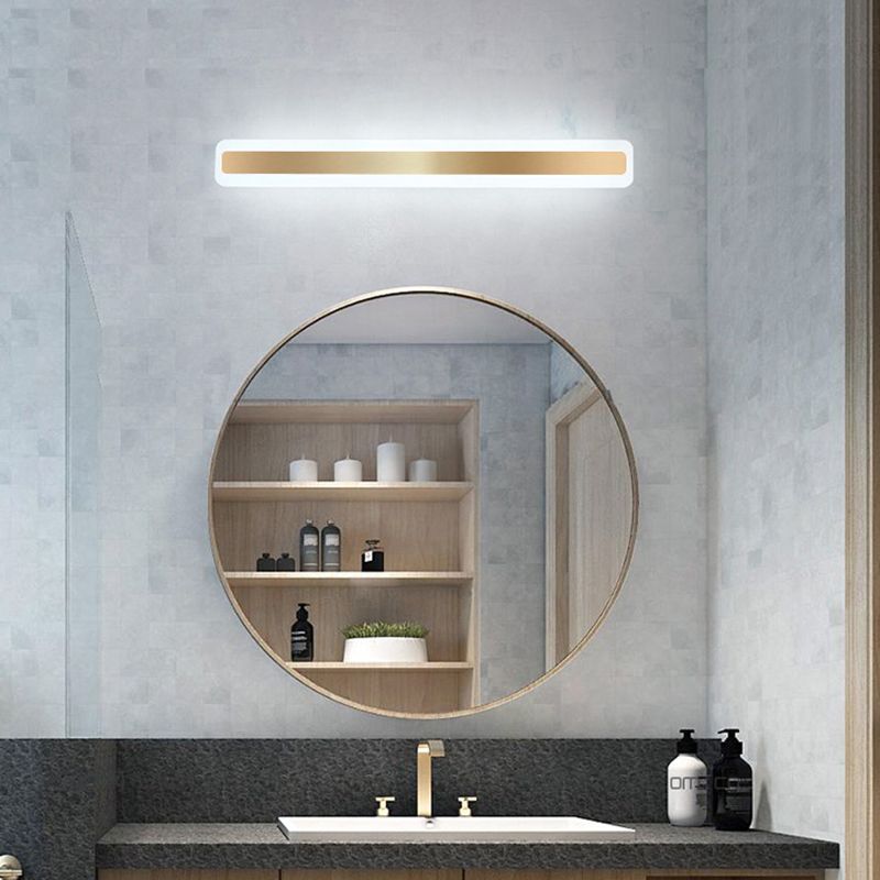 Square Metal Wall Mounted Vanity Lights Modern Vanity Lighting Fixtures for Bathroom