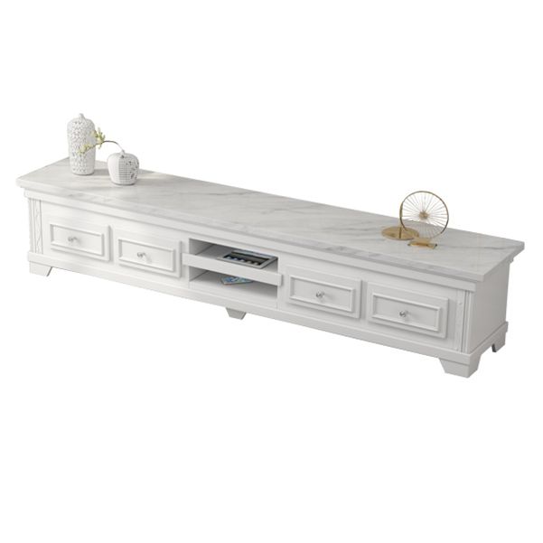 Sintered Stone Enclosed TV Storage Modern TV Cabinet with Glide Drawers