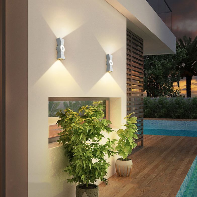 Chinese Knot Shaped Creative LED Wall Lamp Modern Simplicity Style Ambiance Decorative Wall Sconce for Courtyard Aisle