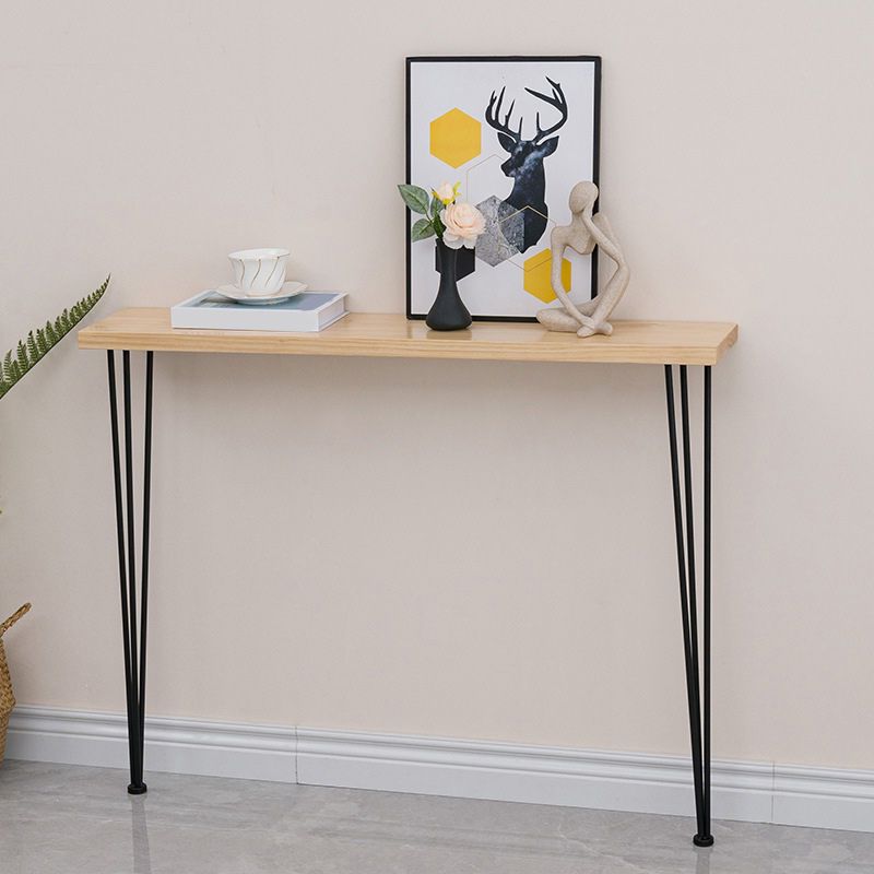 31.5 Inch Height Console Table Solid Wood Contemporary Console