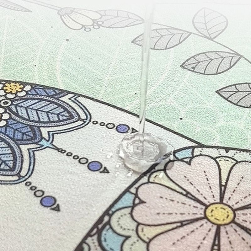 Pink Geometry Pattern Rug Polyester Simple Rug Washable Rug for Living Room