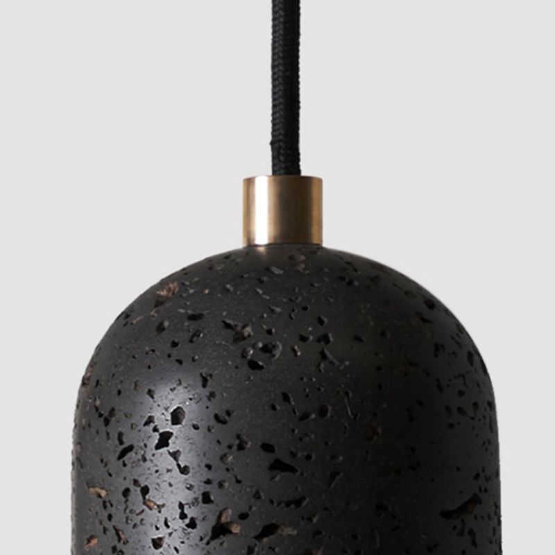 1 tête de pierre suspendue suspension moderne suspension suspension pour chambre à coucher