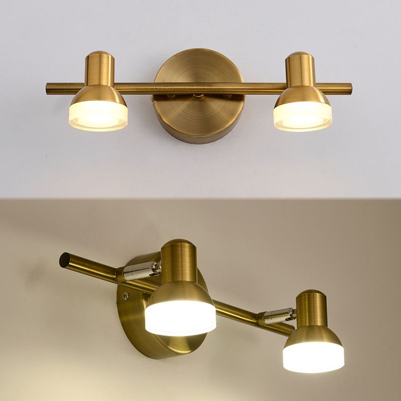 Bell Vanity Wall Lights Postmodern Simplicité Applexion murale acrylique pour salle de bain