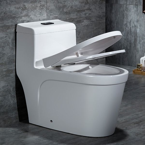 Traditional 1-Piece Toilet Floor Mounted White Urine Toilet for Bathroom