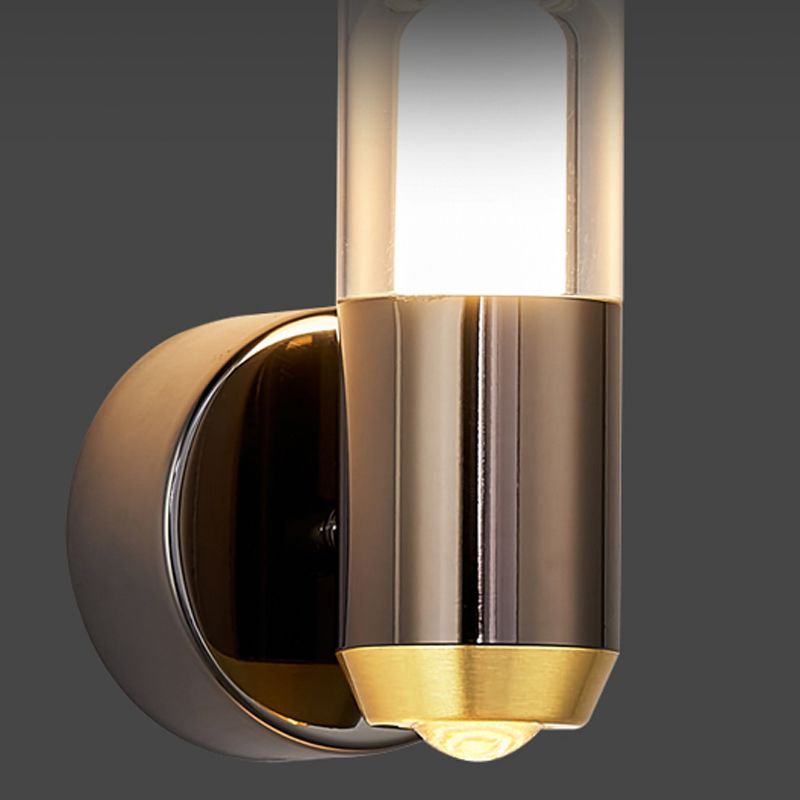 Modern Wall Sconce Cylinder Sconce Lighting with Metal for Bedroom