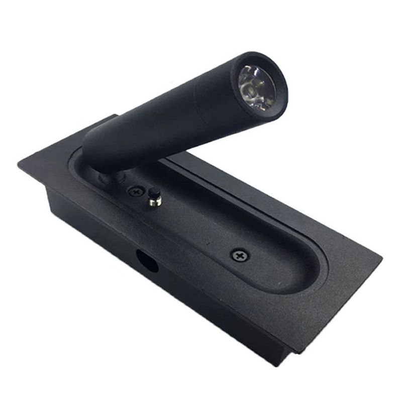 1 Light Wall Sconce Modern Style Metal Wall Lighting for Bedside