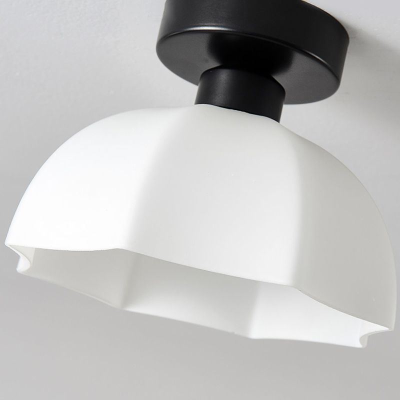 Contemporary Ceiling Lamp Ceramics 1 Light Flush Mount Light Fixture