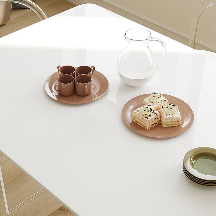 Modern 1/7 Pieces Dining Set Rectangle Stone Dining Table for Kitchen