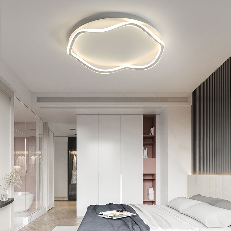 Luminaires de plafond encastrés de simplicité en aluminium pour salon salle à manger