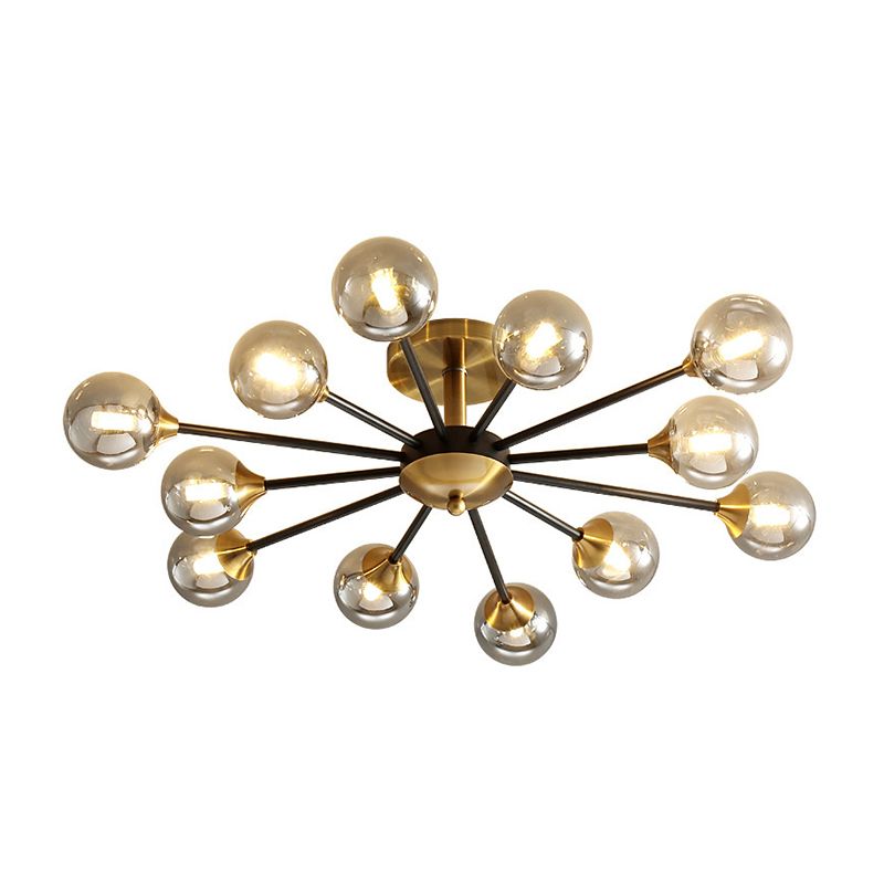 Glass Flush Mount Modern Style Flush Mount Lighting for Bedroom