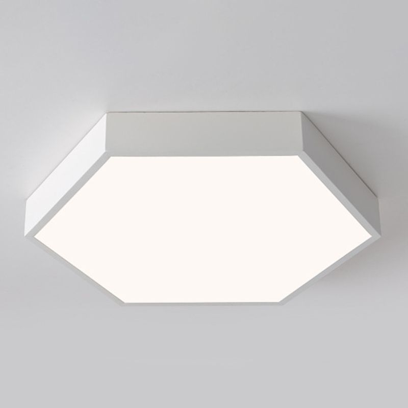 Hexagonal Flush Mount Light Fixture Modern Style Acrylic LED Flush Ceiling Light Fixture