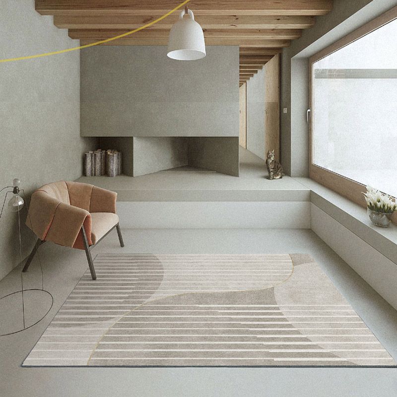 Alfombra de arte abstracto moderno alfombra de poliéster alfombra interior de la alfombra resistente a las manchas para sala de estar para sala de estar