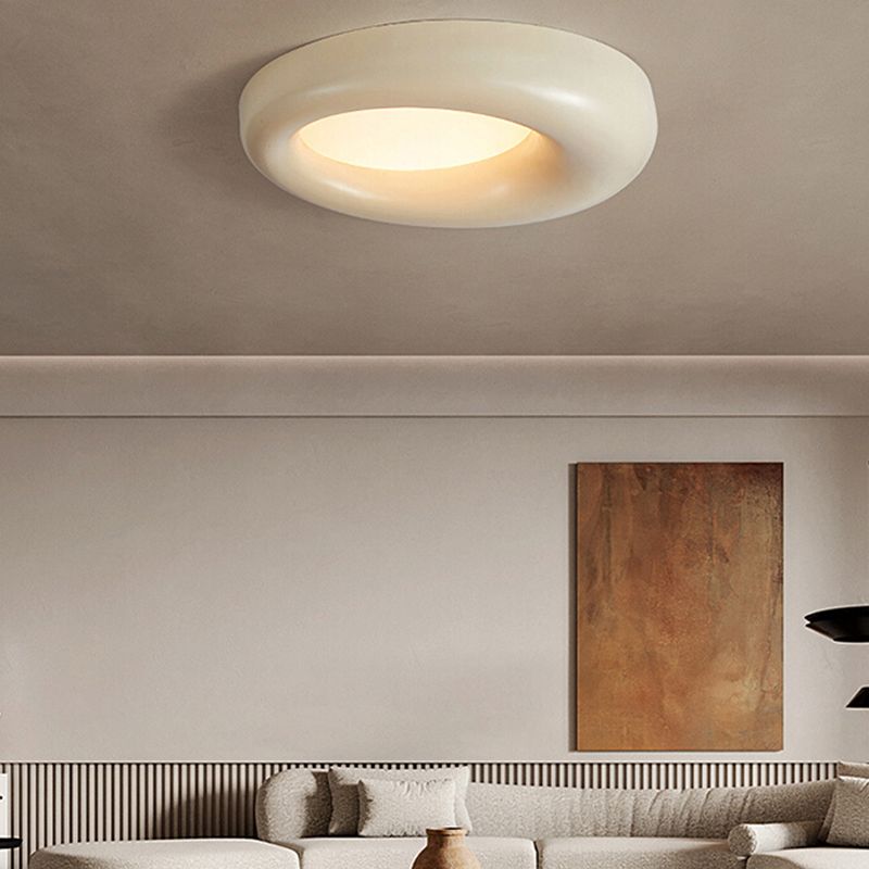 Metal Flush Mount Lamp Acrylic Shade Led Flush Mount for Living Room