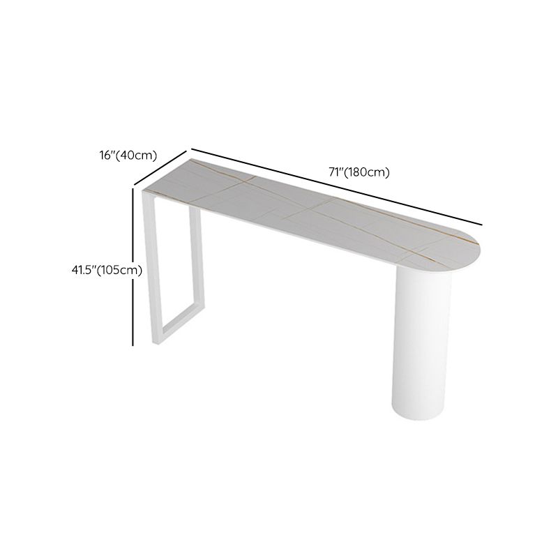 Modern Stone Bar Table Set 1/3/5 Pieces Fixed Counter Height Set