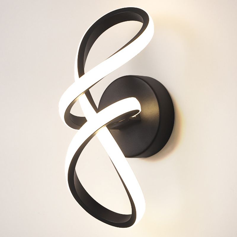 Metal Geometric Wall Sconce Contemporary 1 Light Wall Mount Light