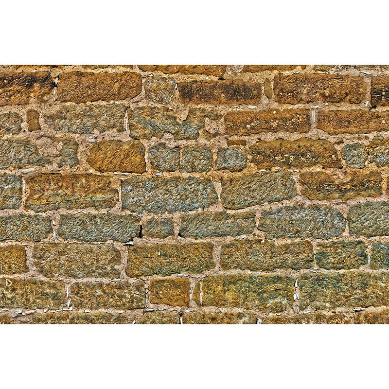 Industrial Style Brick Wall Mural Decal Moisture Resistant for Sitting Room, Made to Measure