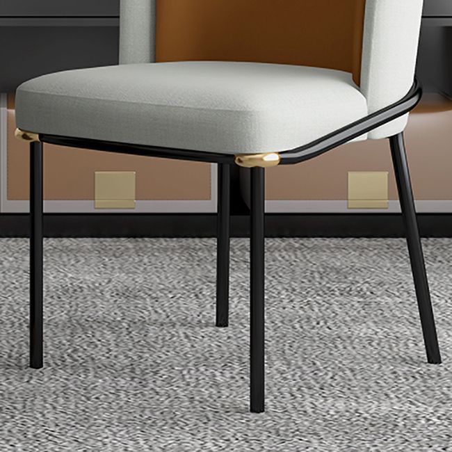 Metal Leg Dining Chair Modern Coffee Shop Parsons Dining Side Chair