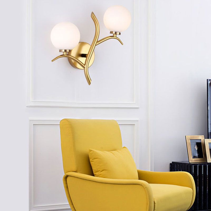 Bolas Glass Wall Plighting Lighting Nordic Style Wall Monte Lightsing para dormitorio