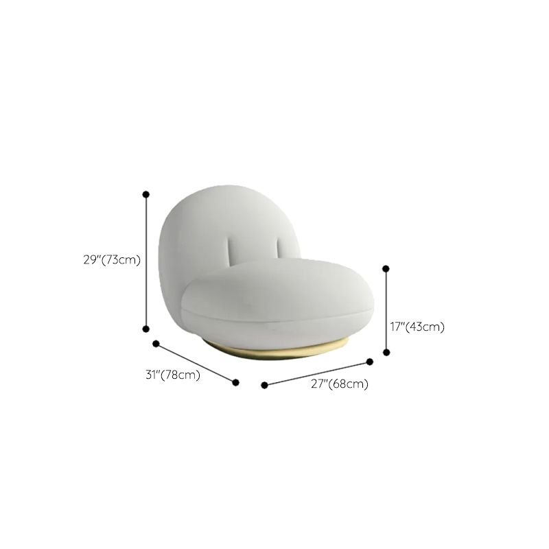 Faux Leather Scandinavian Sectional Sofa Stain-resistant White Sectional